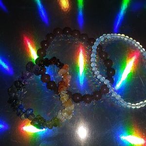 Genuine gemstone bracelets
